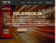 Tablet Screenshot of folientechnik24.com